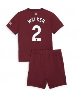 Manchester City Kyle Walker #2 Alternativní dres pro děti 2024-25 Krátký Rukáv (+ trenýrky)